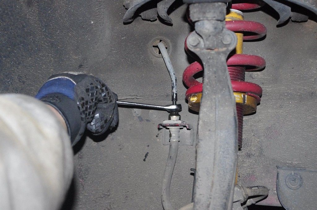 DIY Installation of stainless steel braided brake lines